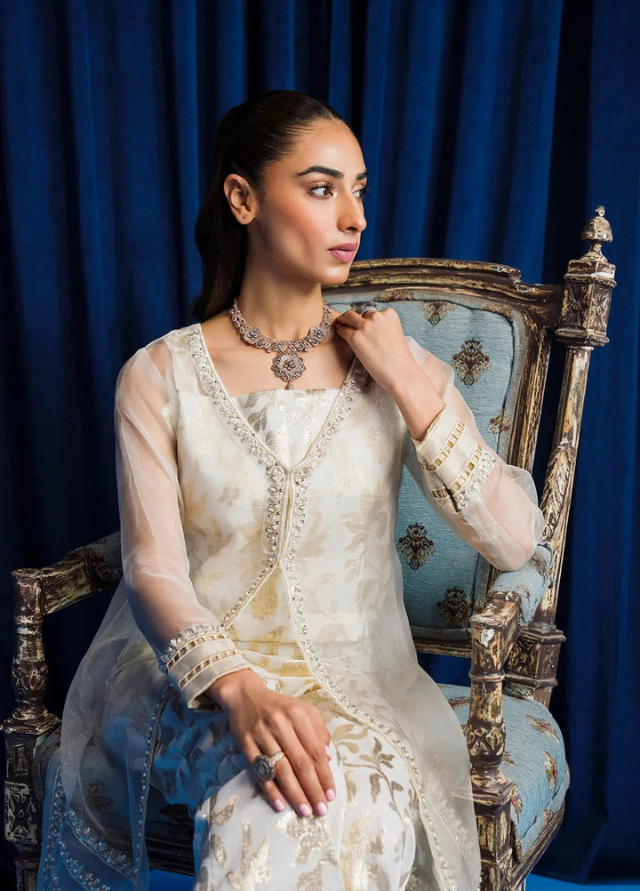 Astrella by Maham Sultan Pret Embroidered Silk Barocha 3 Piece Suit Lysandra