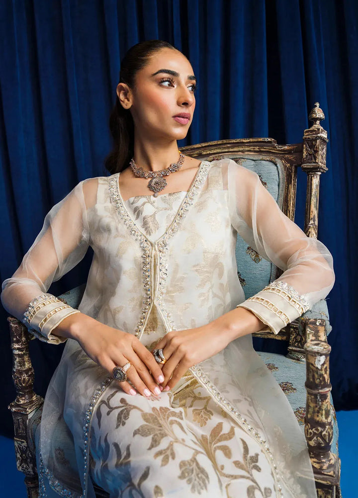 Astrella by Maham Sultan Pret Embroidered Silk Barocha 3 Piece Suit Lysandra