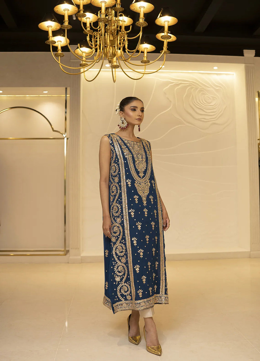 Atiya Irfan Studio Pret Embroidered Chiffon Kurti NF-16