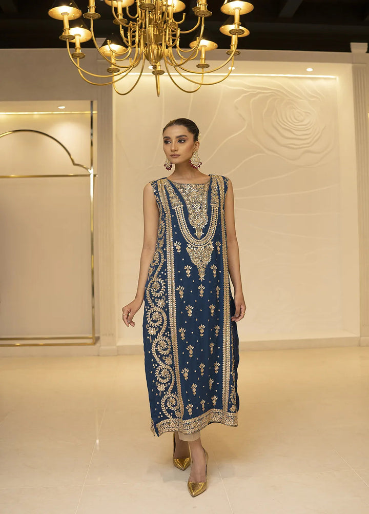 Atiya Irfan Studio Pret Embroidered Chiffon Kurti NF-16