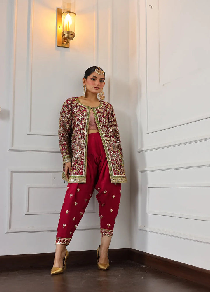 Atiya Irfan Studio Pret Embroidered Cotton Net 2 Piece Suit NF-06