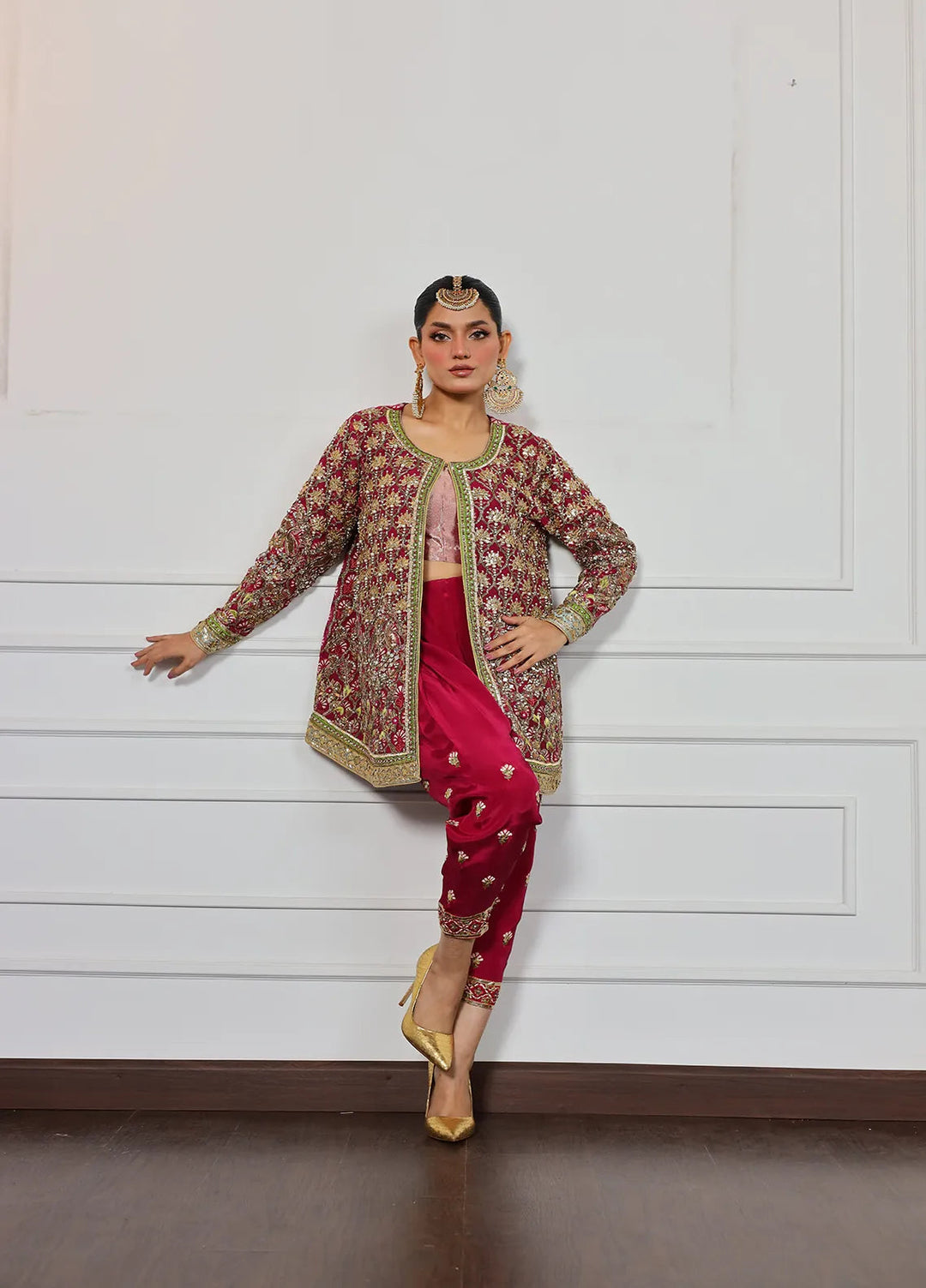 Atiya Irfan Studio Pret Embroidered Cotton Net 2 Piece Suit NF-06