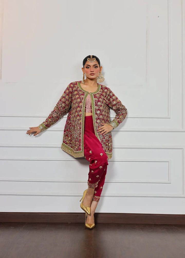 Atiya Irfan Studio Pret Embroidered Cotton Net 2 Piece Suit NF-06
