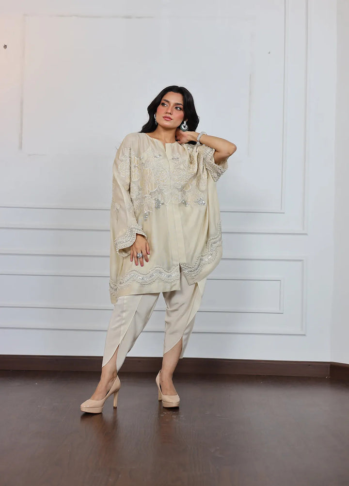 Atiya Irfan Studio Pret Embroidered Cotton Net 2 Piece Suit NF-07