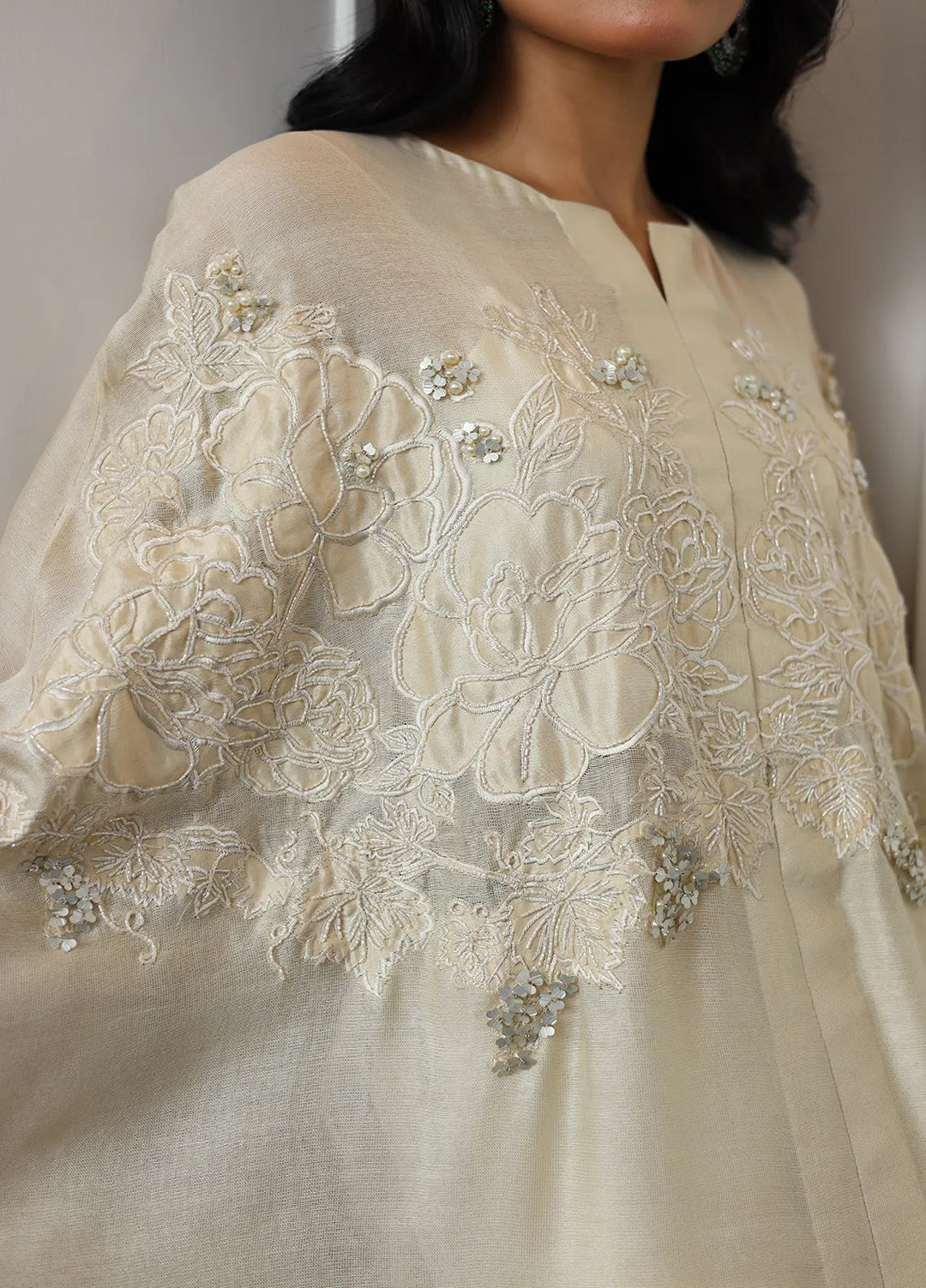 Atiya Irfan Studio Pret Embroidered Cotton Net 2 Piece Suit NF-07