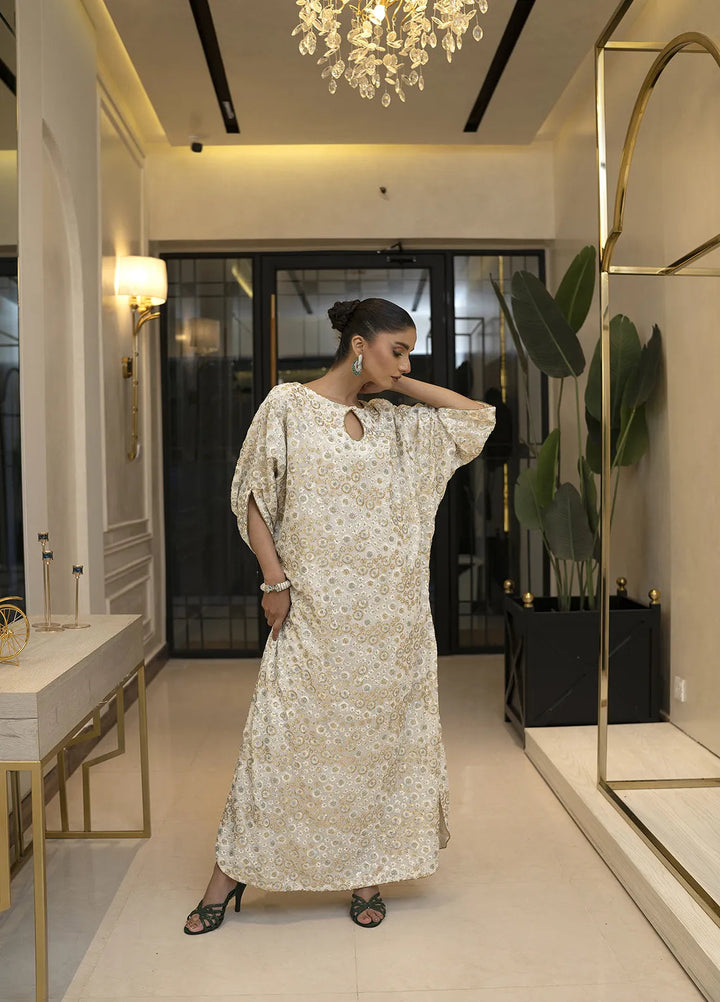 Atiya Irfan Studio Pret Embroidered Grip Kaftan NF-12