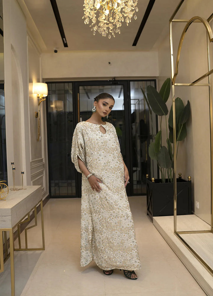 Atiya Irfan Studio Pret Embroidered Grip Kaftan NF-12