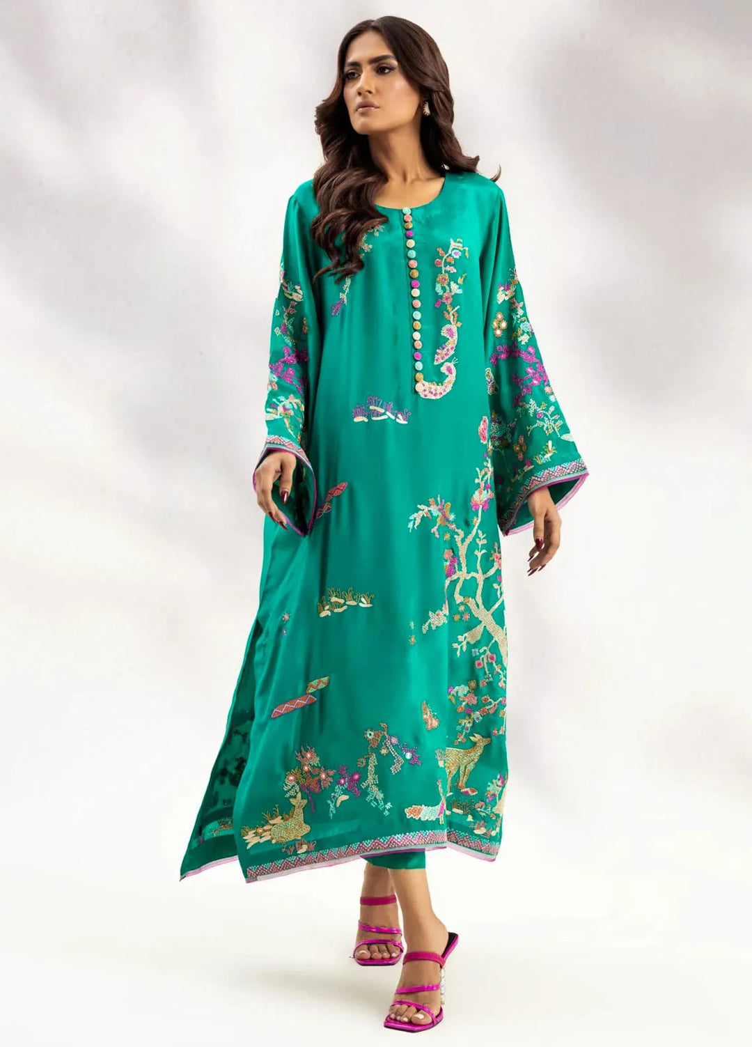 Atiya Irfan Studio Pret Embroidered Grip Kurti ES-03