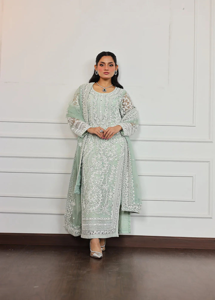 Atiya Irfan Studio Pret Embroidered Net 3 Piece Suit NF-05