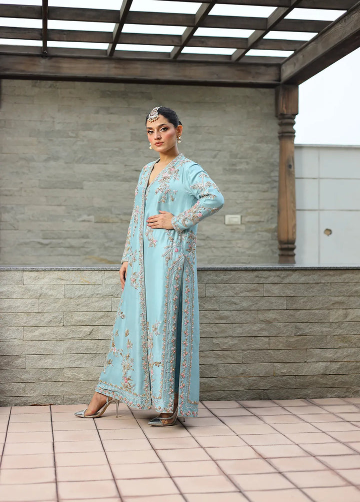 Atiya Irfan Studio Pret Embroidered Raw silk 2 Piece Suit NF-02