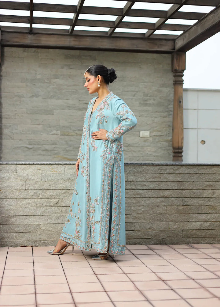 Atiya Irfan Studio Pret Embroidered Raw silk 2 Piece Suit NF-02