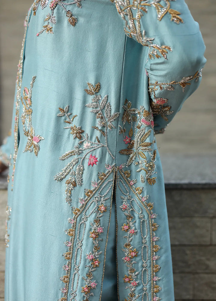Atiya Irfan Studio Pret Embroidered Raw silk 2 Piece Suit NF-02