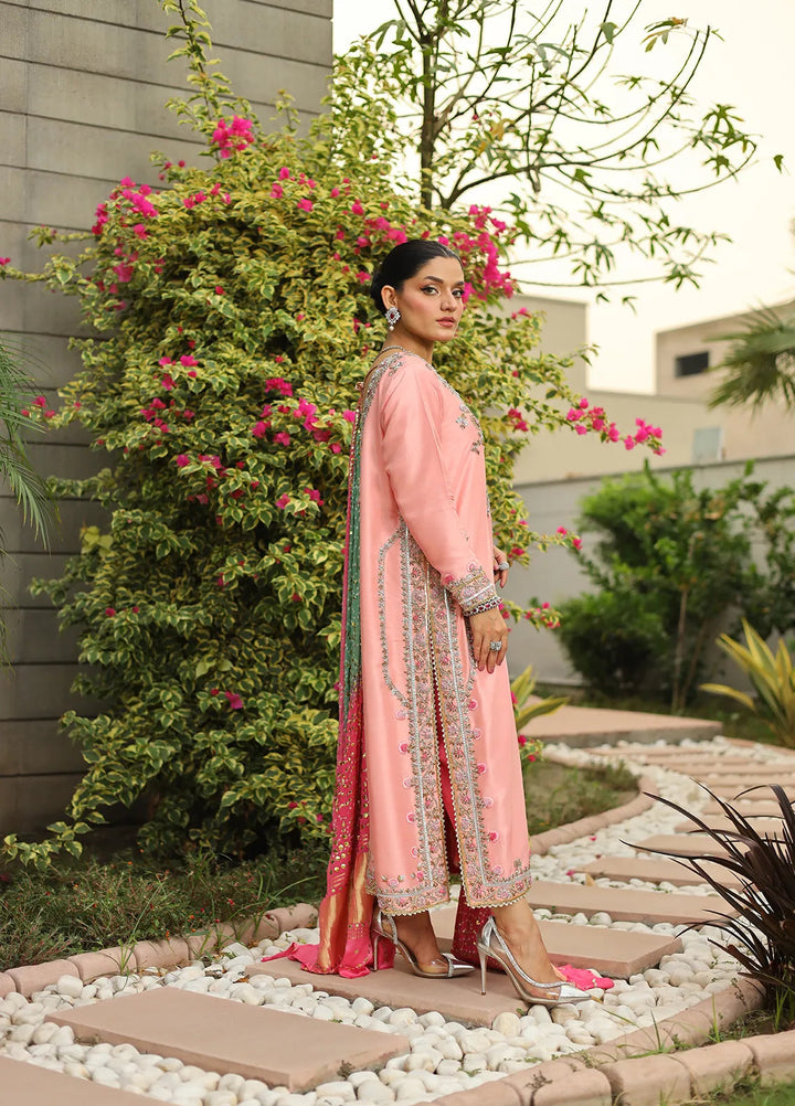 Atiya Irfan Studio Pret Embroidered Raw silk 3 Piece Suit NF-03