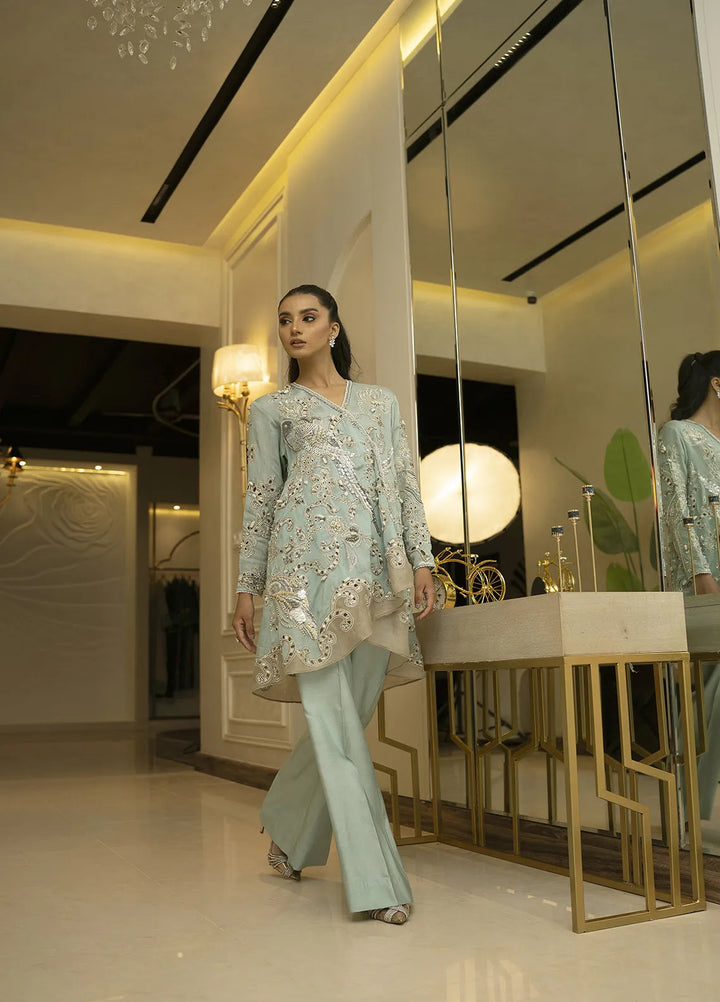 Atiya Irfan Studio Pret Embroidered Silk 2 Piece Suit NF-14