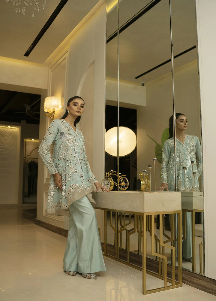 Atiya Irfan Studio Pret Embroidered Silk 2 Piece Suit NF-14