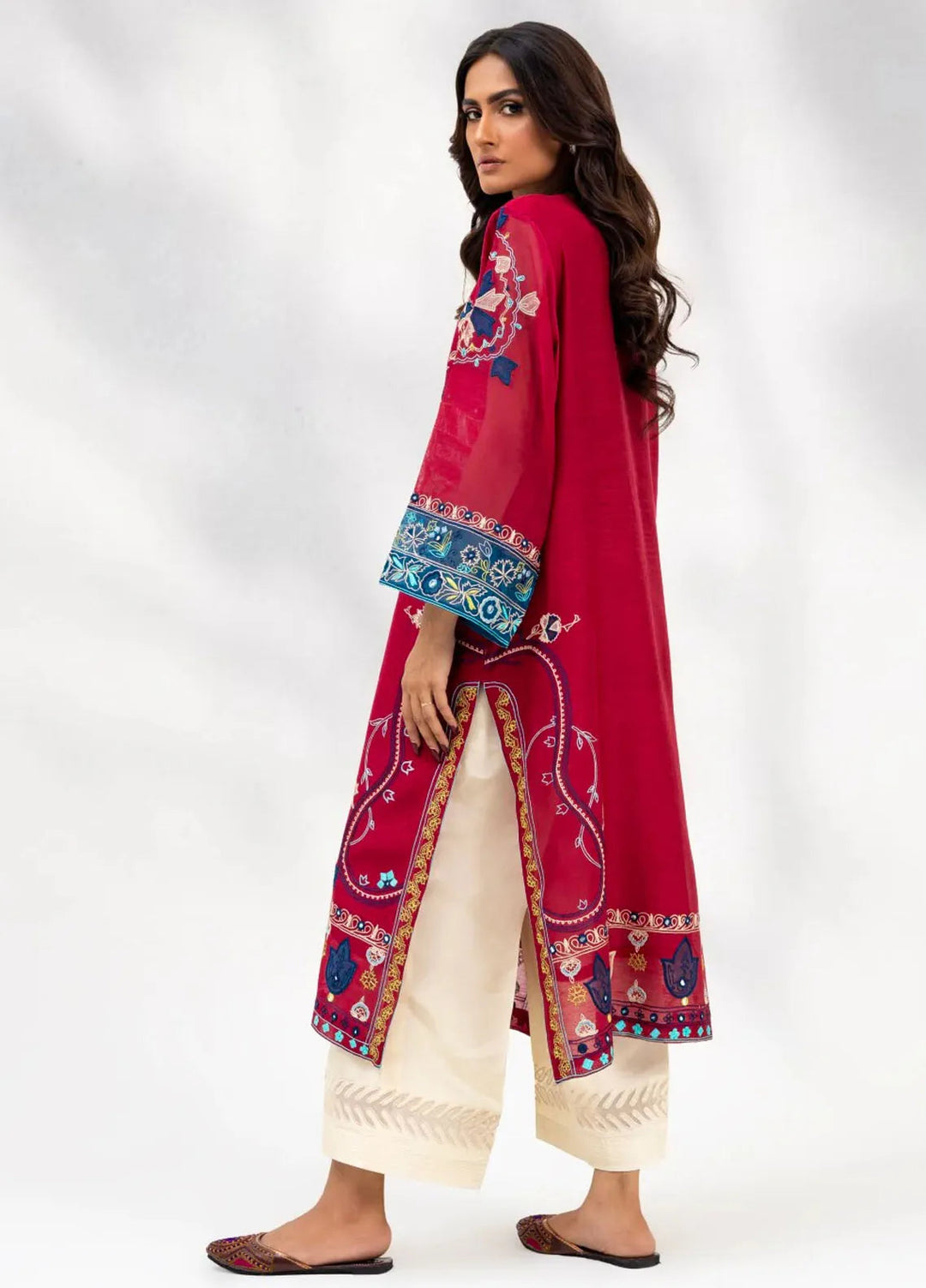 Atiya Irfan Studio Pret Embroidered Silk Kurti ES-01