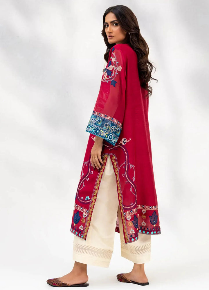 Atiya Irfan Studio Pret Embroidered Silk Kurti ES-01