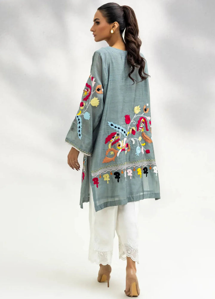 Atiya Irfan Studio Pret Embroidered Silk Kurti ES-04