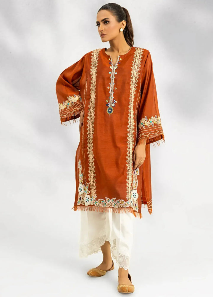 Atiya Irfan Studio Pret Embroidered Silk Kurti ES-06