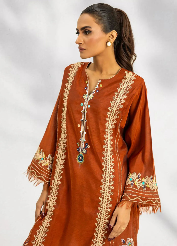 Atiya Irfan Studio Pret Embroidered Silk Kurti ES-06
