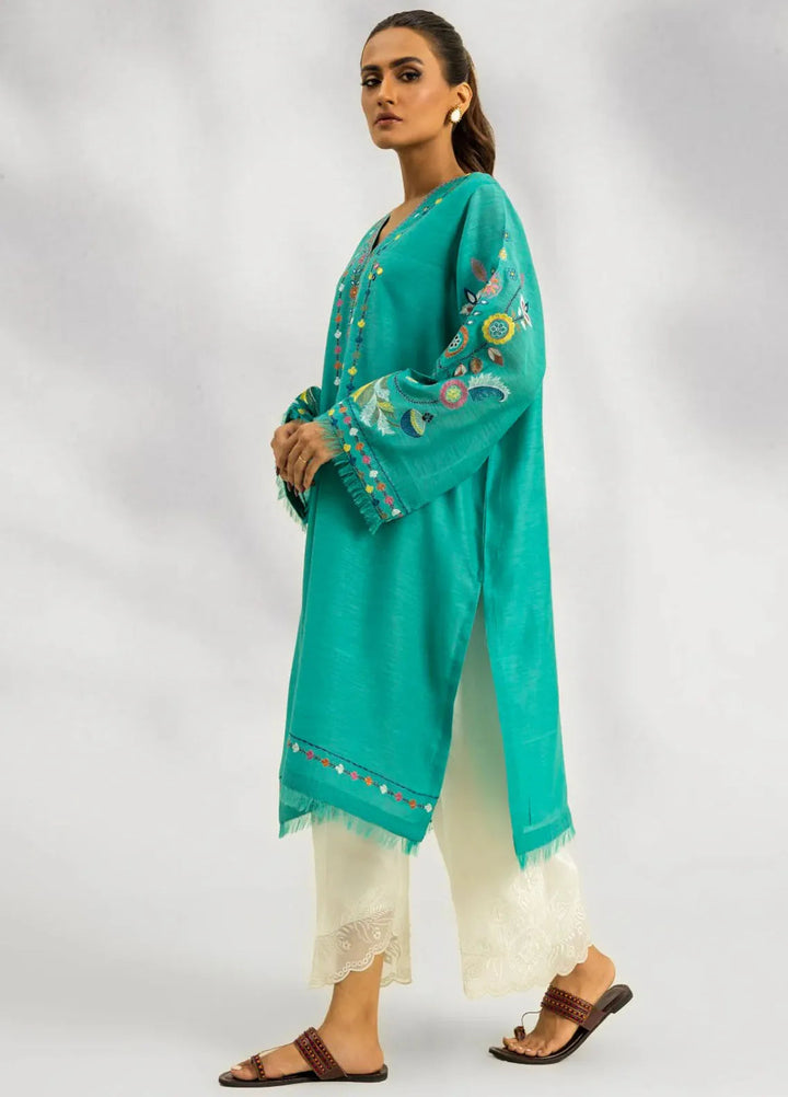 Atiya Irfan Studio Pret Embroidered Silk Kurti ES-07