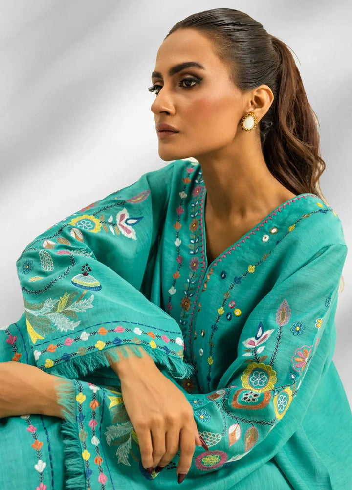 Atiya Irfan Studio Pret Embroidered Silk Kurti ES-07
