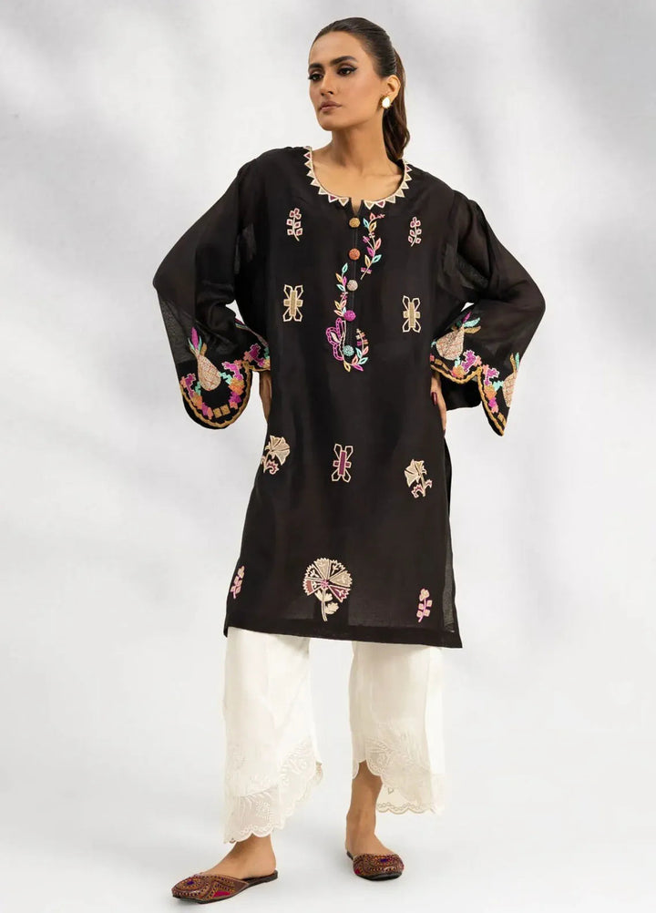 Atiya Irfan Studio Pret Embroidered Silk Kurti ES-08