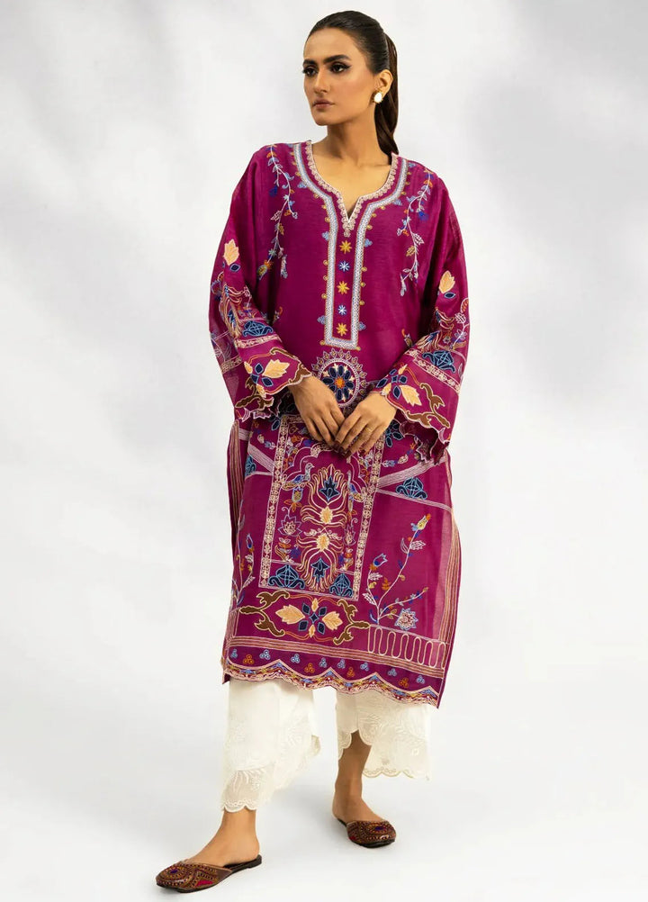 Atiya Irfan Studio Pret Embroidered Silk Kurti ES-11