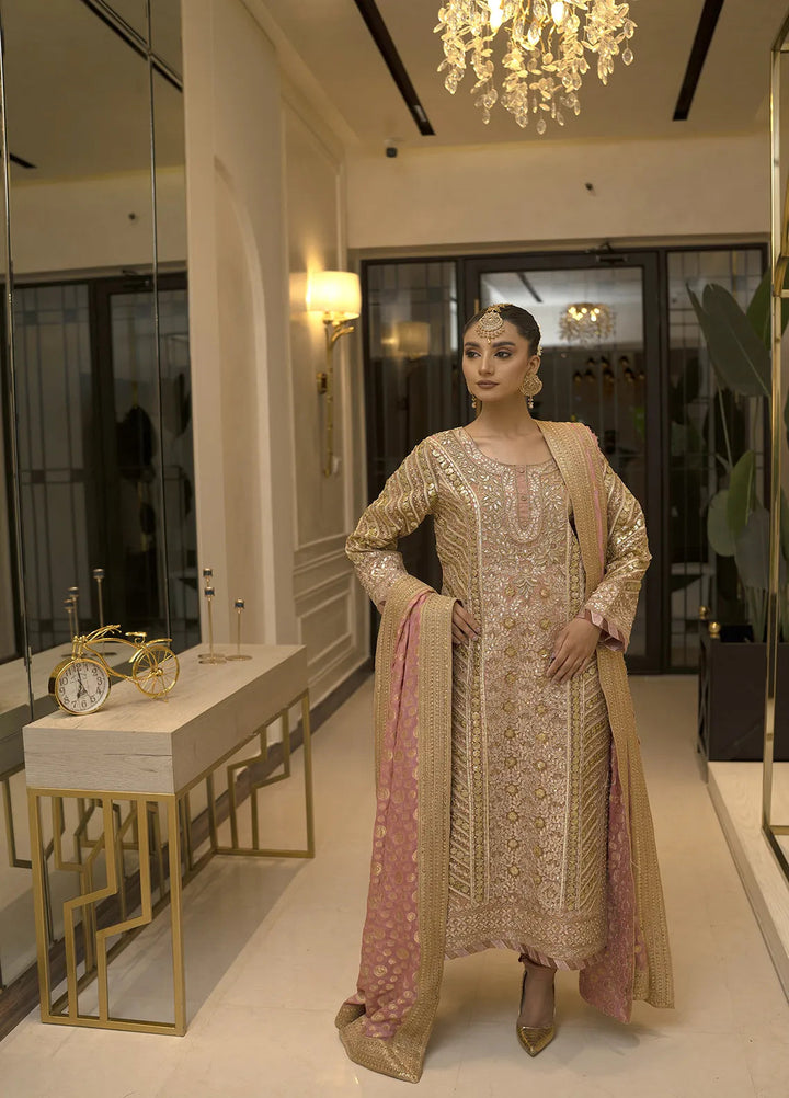 Atiya Irfan Studio Pret Embroidered Tissue 2 Piece Suit NF-18