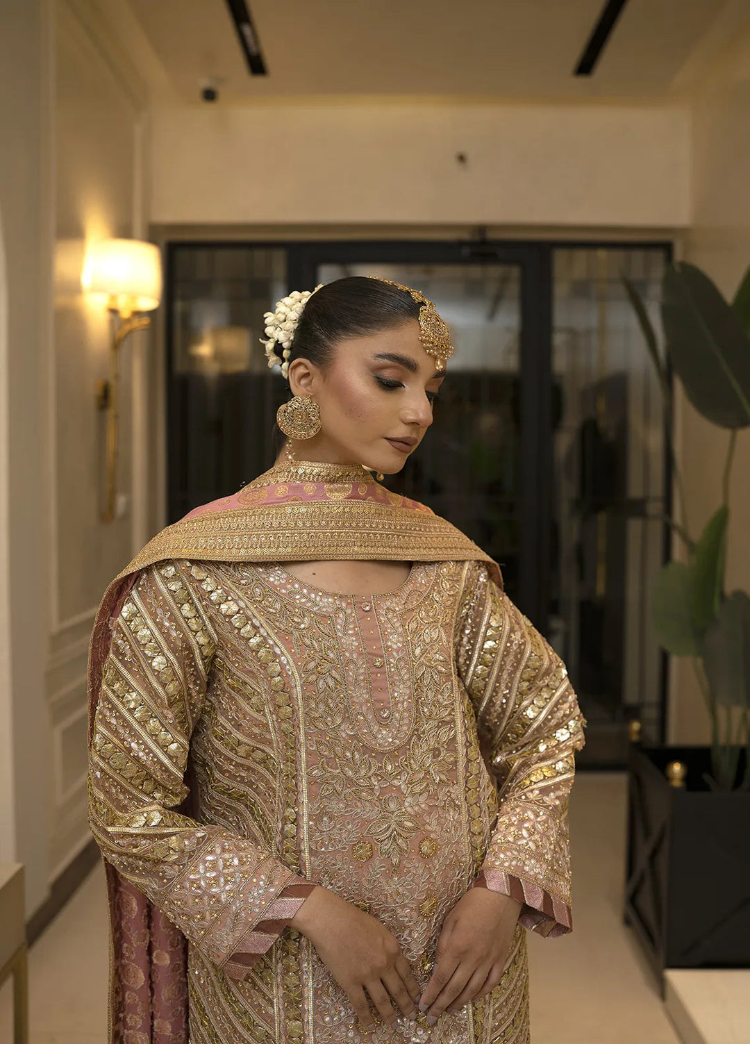 Atiya Irfan Studio Pret Embroidered Tissue 2 Piece Suit NF-18