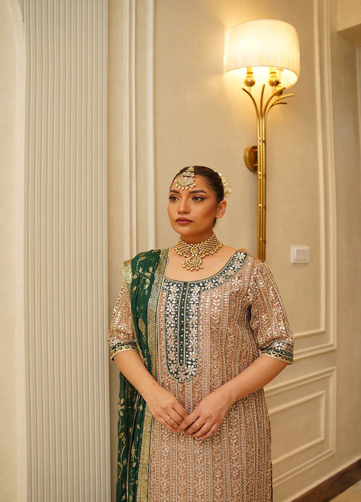 Atiya Irfan Studio Pret Embroidered Tissue 2 Piece Suit NF-19