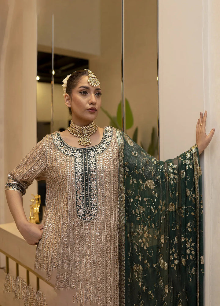 Atiya Irfan Studio Pret Embroidered Tissue 2 Piece Suit NF-19