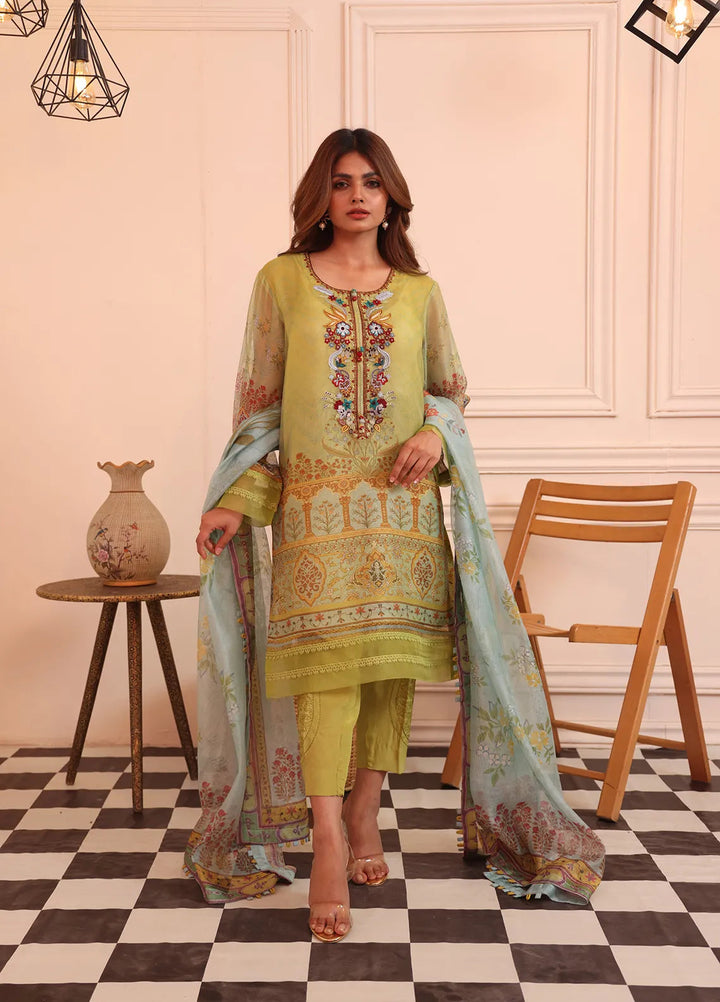 Atiya Irfan Studio Pret Printed Cotton Net 2 Piece Suit LP-01