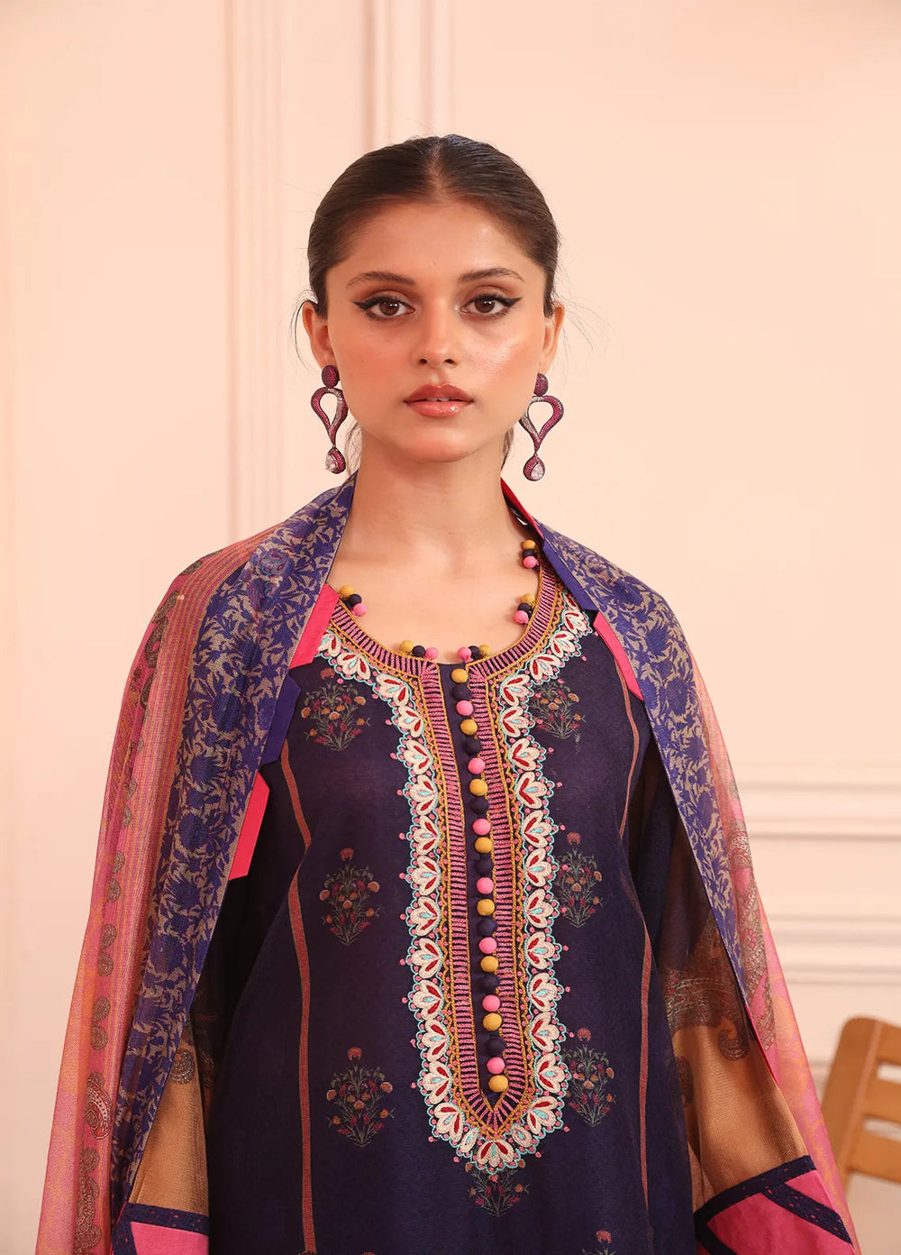 Atiya Irfan Studio Pret Printed Cotton Net 2 Piece Suit LP-02