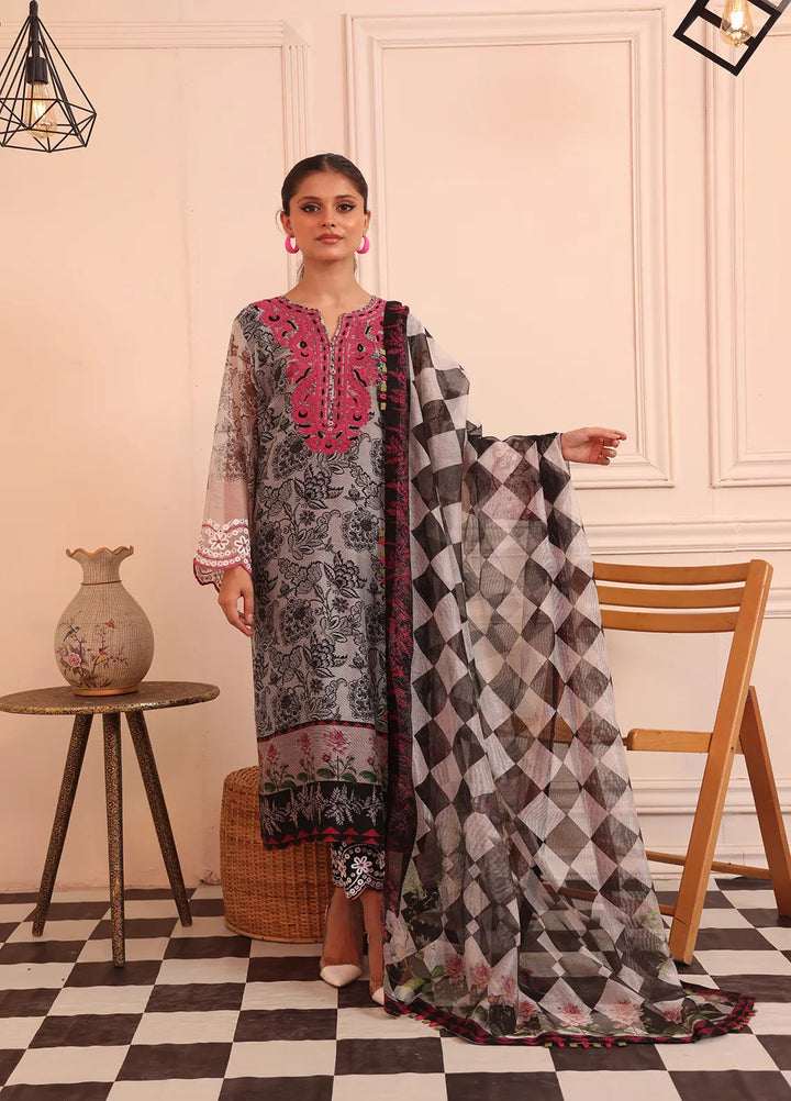 Atiya Irfan Studio Pret Printed Cotton Net 2 Piece Suit LP-03