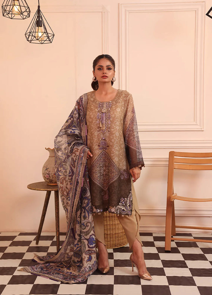 Atiya Irfan Studio Pret Printed Cotton Net 2 Piece Suit LP-04