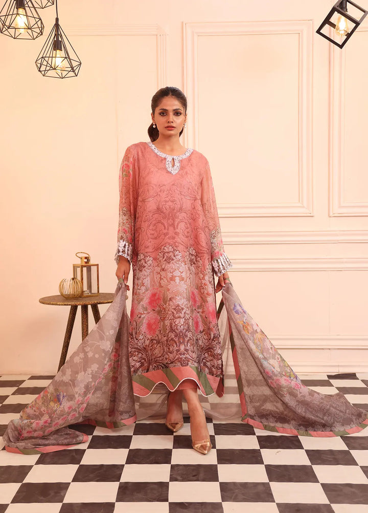 Atiya Irfan Studio Pret Printed Cotton Net 2 Piece Suit LP-05