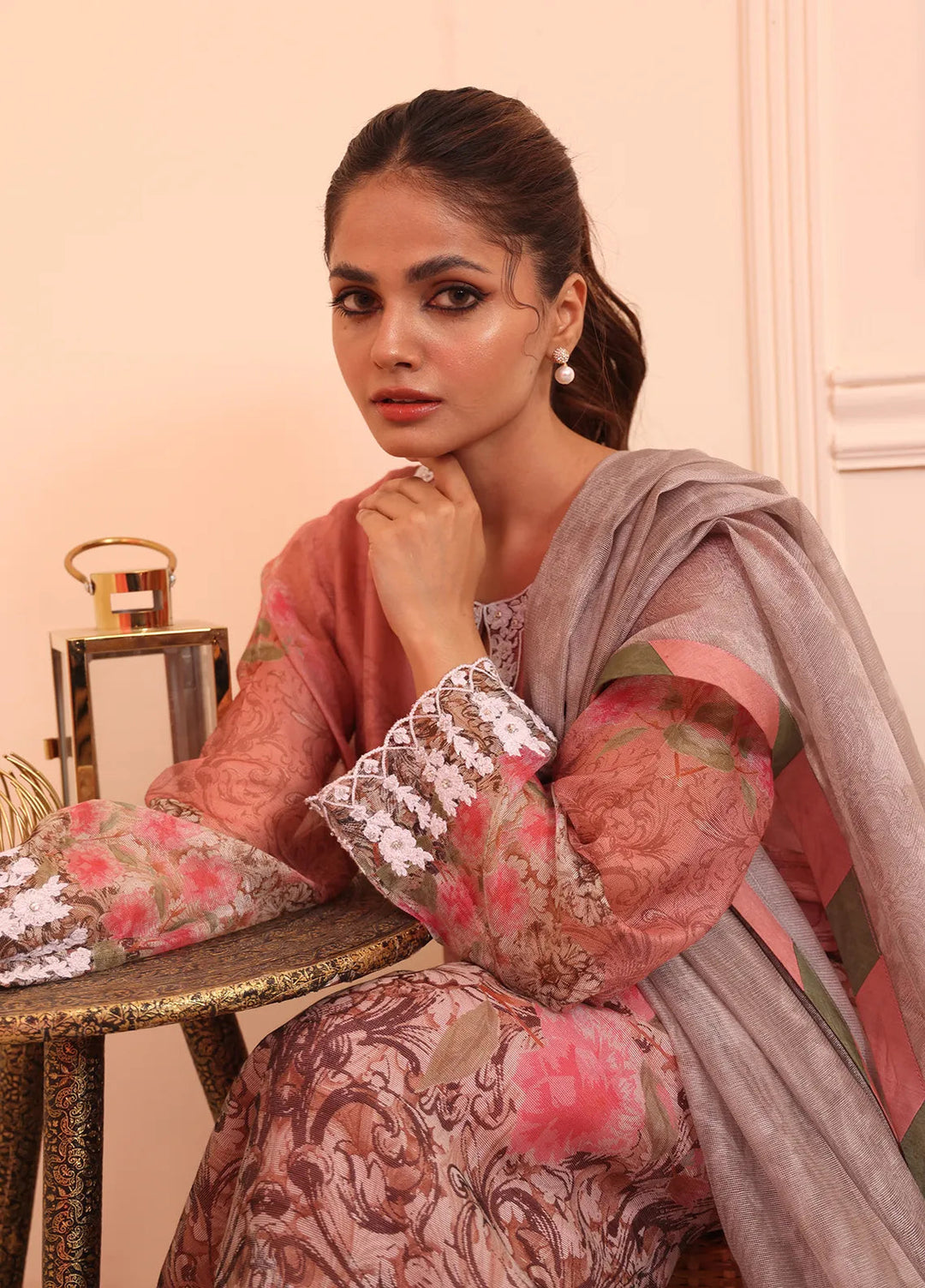 Atiya Irfan Studio Pret Printed Cotton Net 2 Piece Suit LP-05