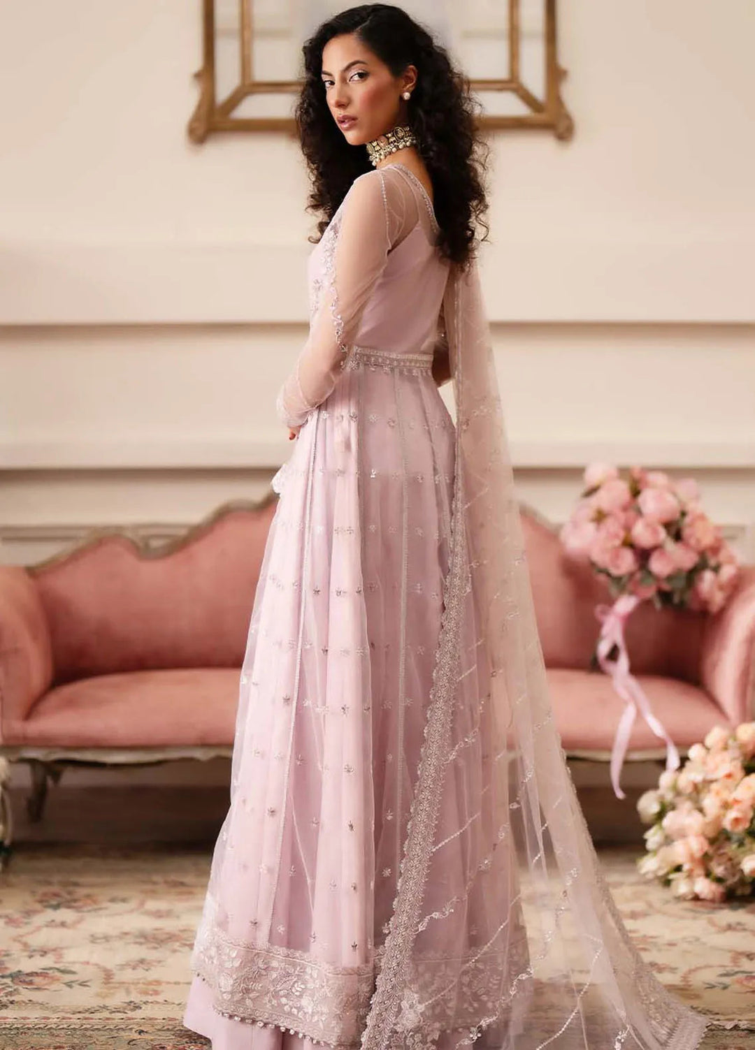 Aurelle By Seran Embroidered Net Suit Unstitched 3 Piece SRN24AL D-04 Helena - Formal Collection