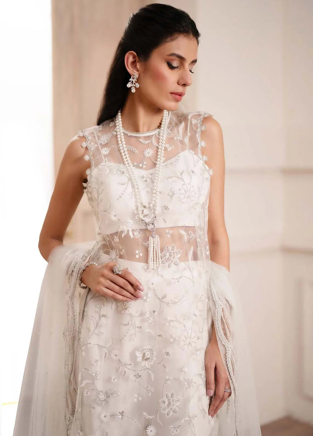 Aurelle By Seran Embroidered Net Suit Unstitched 3 Piece SRN24AL D-05 Arabella - Formal Collection