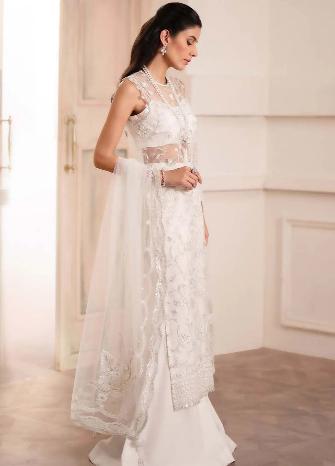 Aurelle By Seran Embroidered Net Suit Unstitched 3 Piece SRN24AL D-05 Arabella - Formal Collection