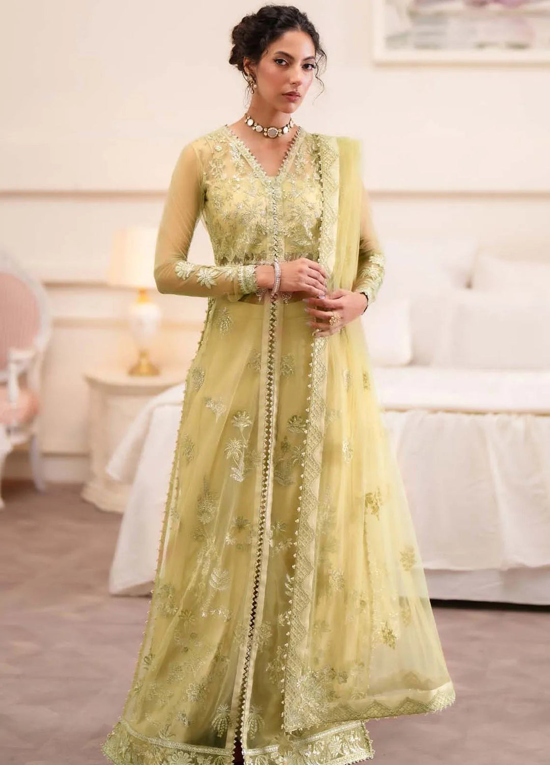 Aurelle By Seran Embroidered Net Suit Unstitched 3 Piece SRN24AL D-06 Aurelia - Formal Collection