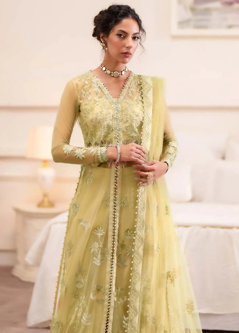 Aurelle By Seran Embroidered Net Suit Unstitched 3 Piece SRN24AL D-06 Aurelia - Formal Collection