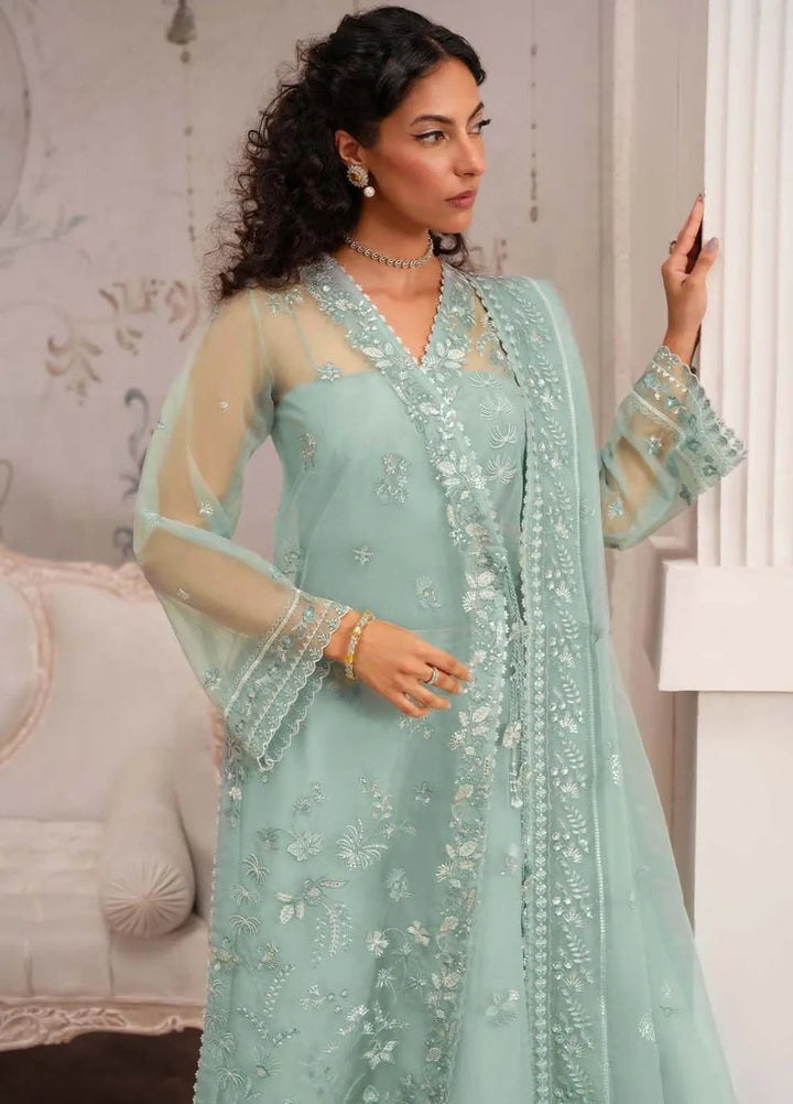 Aurelle By Seran Embroidered Organza Suit Unstitched 3 Piece SRN24AL D-08 Madeleine - Formal Collection