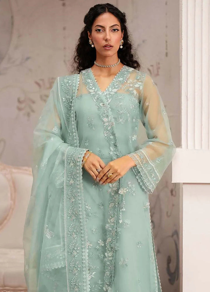 Aurelle By Seran Embroidered Organza Suit Unstitched 3 Piece SRN24AL D-08 Madeleine - Formal Collection