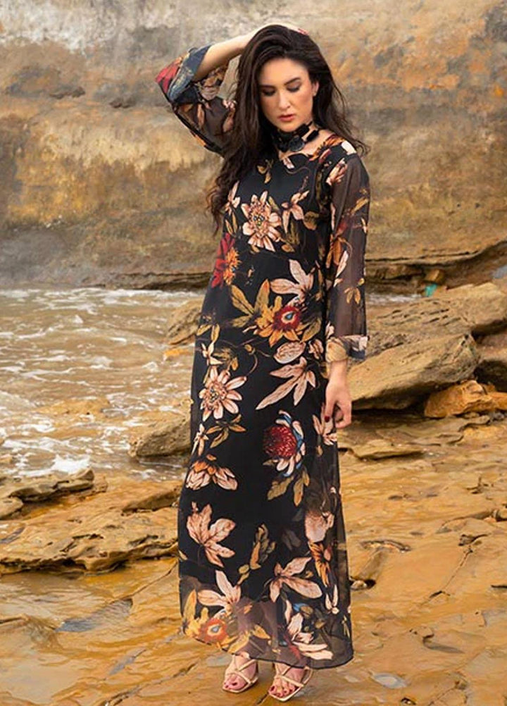 Nazmina Pret Fancy Chiffon Kurti FR-704 Exotic Allure