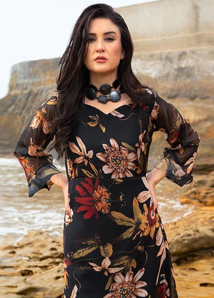 Nazmina Pret Fancy Chiffon Kurti FR-704 Exotic Allure