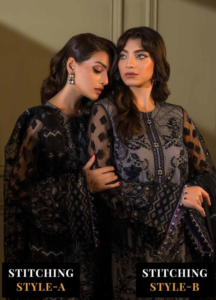 Avalanche By Flossie Embroidered Net Suits Unstitched 3 Piece FS23ACH D-06 Mistral - Festive Collection
