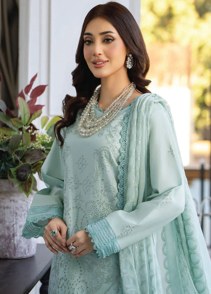 Aviva by Humdum Embroidered Lawn Suit Unstitched 3 Piece HD25A D-04 - Summer Collection