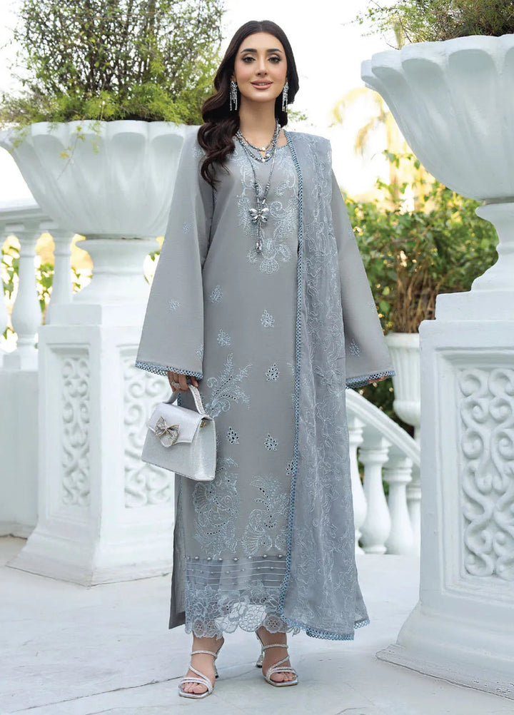 Aviva by Humdum Embroidered Lawn Suit Unstitched 3 Piece HD25A D-06 - Summer Collection
